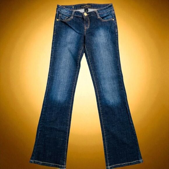 Southpole Jeans Womens 5 Bootcut Flare Stretch Embroidered Pockets Y2K Denim - Picture 3 of 14